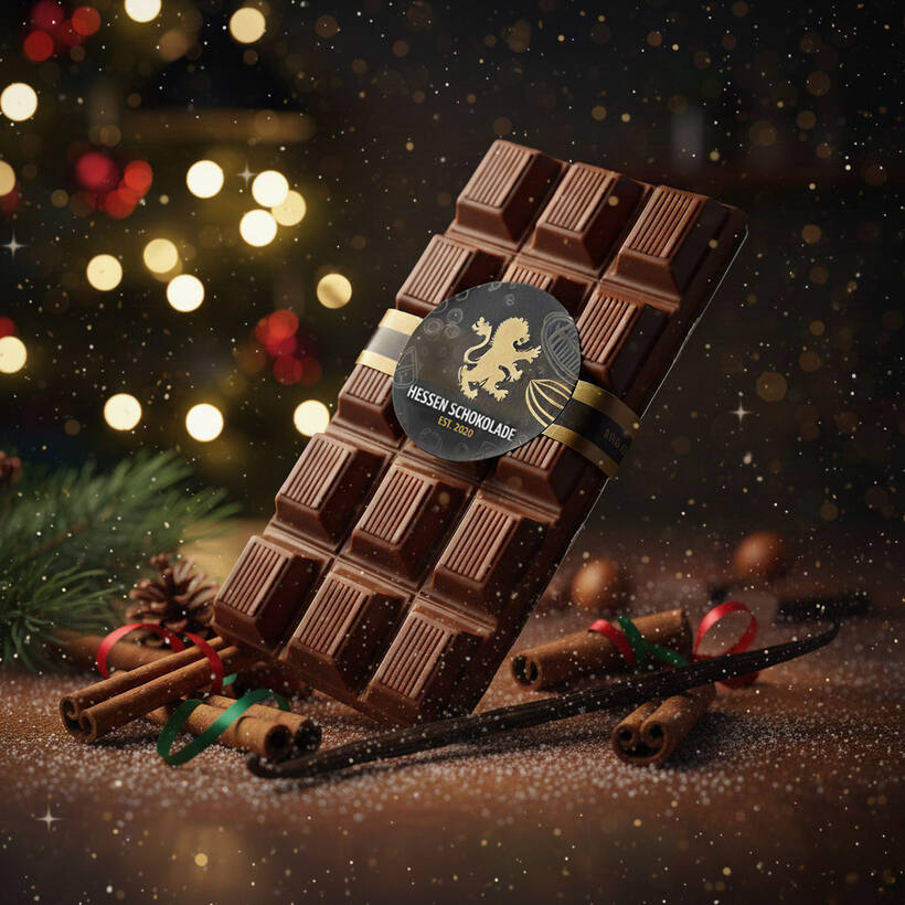 GUDE Weihnachtsschokolade als Weihnachtsgeschenk aus Hessen